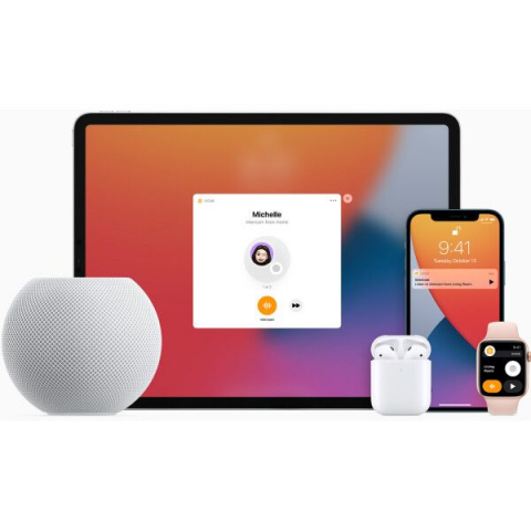 Smart колонка Apple HomePod mini White (MY5H2) Купити в Україні