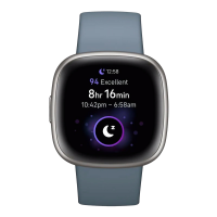 Смарт-годинник Fitbit Versa 4 Waterfall Blue / Platinum (FB523SRAG)