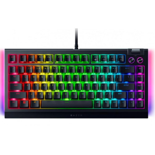 Клавіатура механічна RAZER BlackWidow V4 75%, Black (RZ03-05000100-R3M1) Купити в Україні