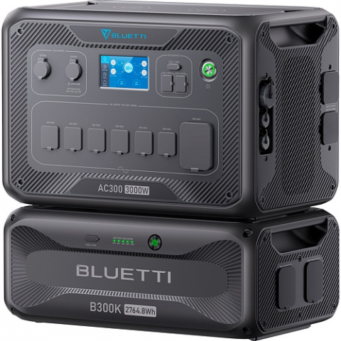 Зарядна станція BLUETTI AC300 +battery module B300K Купити в Україні