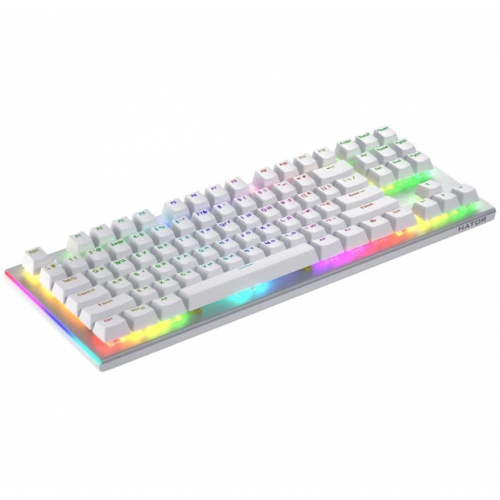 Клавіатура механічна HATOR Gravity X TKL orange (HTK551) white, US Layout Купити в Україні