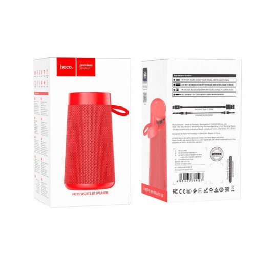 Акустика HOCO HC13 Sports BT speaker Red Купити в Україні