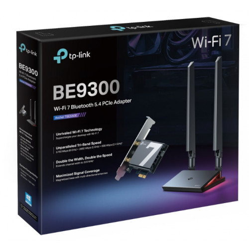 Адаптер BE9300 (Archer TBE550E) Wi-Fi 7 Bluetooth 5.4 PCIe Купити в Україні