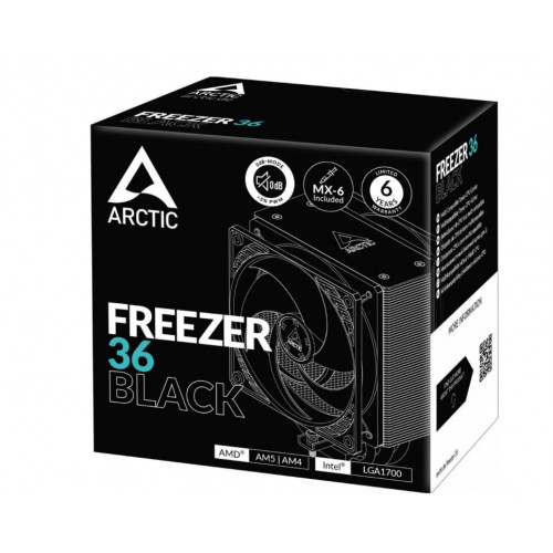 Повітряне охолодження Arctic Freezer 36 Black (ACFRE00123A) Купити в Україні