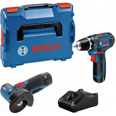 Професійний комплект Bosch GSR 12V-15 + GWS 12V-76 (‎‎0615990N2U)