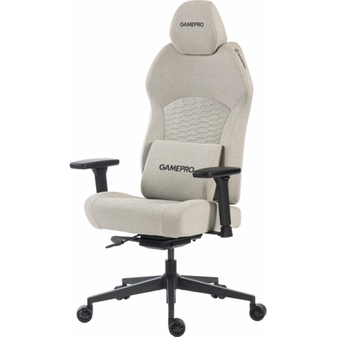 Крісло ігрове GamePro GC760LG Fabric Light Gray Купити в Україні