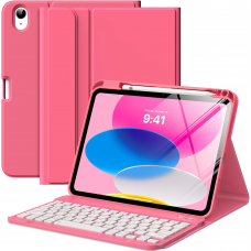 Чохол-клавіатура KBCASE для iPad A16 11/10 Pink AZERTY