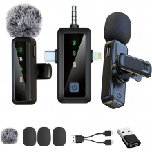 Петличний мікрофон Kinmaizi H65 Black