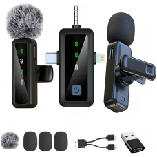 Петличний мікрофон Kinmaizi H65 Black
