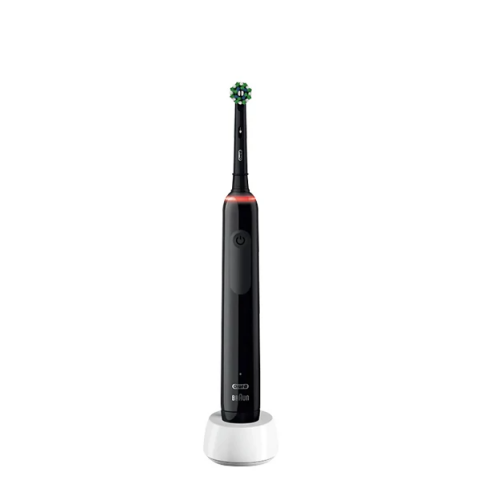 Електрична зубна щітка Oral-B D505 PRO 3 3000 Cross Action Black 2 насадки Купити в Україні