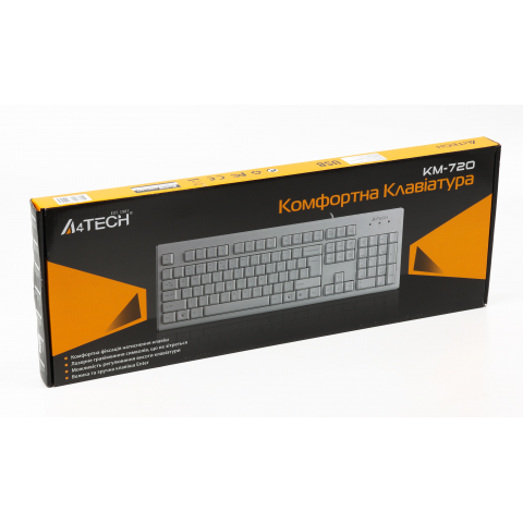Клавіатура A4Tech KM-720 USB White Купити в Україні
