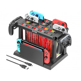 Зарядна станція Controller Charger with Game Slots & Holder для Nintendo Switch (KT-K502)