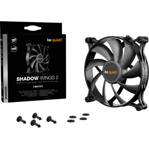 Вентилятор be quiet! Shadow Wings 2 140mm PWM (BL087) Купити в Україні