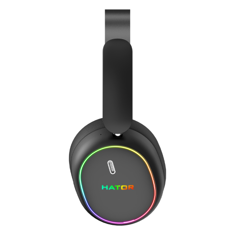Ігрова гарнітура HATOR PHOENIX 2 Hi-Res (ESH40) wireless black SyncHUB connection Купити в Україні