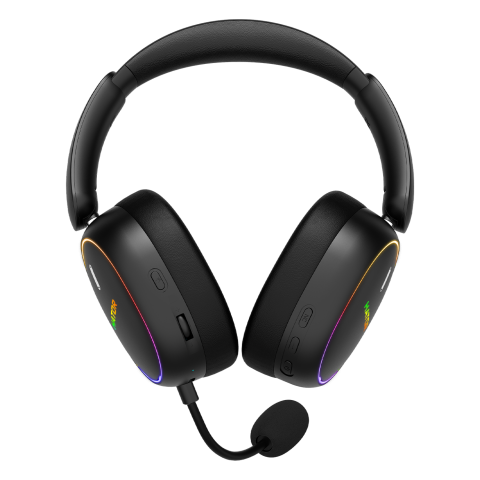 Ігрова гарнітура HATOR PHOENIX 2 Hi-Res (ESH40) wireless black SyncHUB connection Купити в Україні