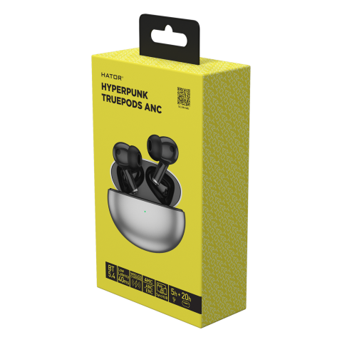 Ігрова гарнітура HATOR Hyреrpunk Truepods (HTA430) black, SyncHUB Купити в Україні