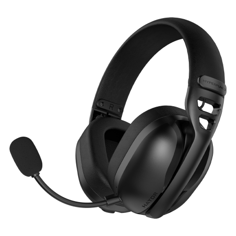 Ігрова гарнітура HATOR HYPERPUNK 3 Hi-Res (ESH15) wireless black, SyncHUB connection Купити в Україні