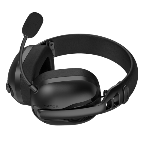 Ігрова гарнітура HATOR HYPERPUNK 3 Hi-Res (ESH15) wireless black, SyncHUB connection Купити в Україні