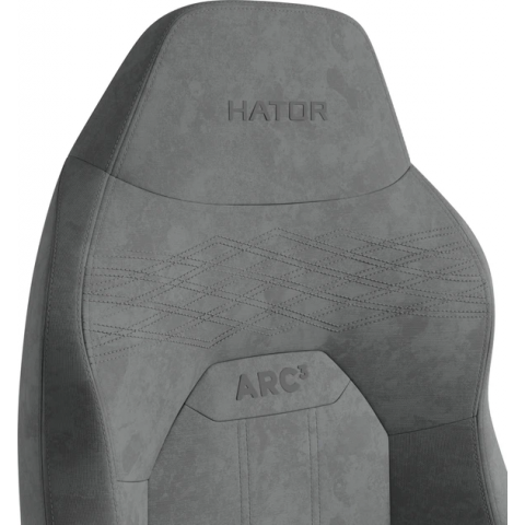 Крісло для геймерів HATOR Arc 3 L Velour (HTC3446L) Grey Купити в Україні
