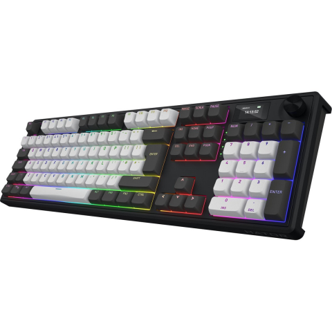 Клавіатура механічна HATOR Skyfall 100 PRO wireless (HTK4100EU) grey-black, UK-ISO, silent switches Купити в Україні