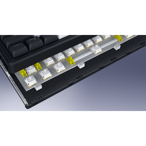 Клавіатура механічна HATOR Skyfall 65 PRO wireless (HTK4160EU) grey-black, UK-ISO, silent switches Купити в Україні