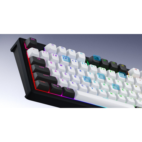 Клавіатура механічна HATOR Skyfall 65 PRO wireless (HTK4160EU) grey-black, UK-ISO, silent switches Купити в Україні