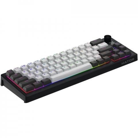 Клавіатура механічна HATOR Skyfall 65 PRO wireless (HTK4160) grey-black, US, silent switches Купити в Україні