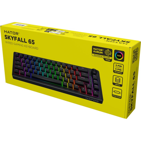 Клавіатура механічна HATOR Skyfall 100 wireless (HTK3100UA) black-white Купити в Україні