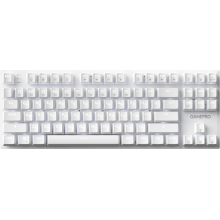 Дротова механічна клавіатура GamePro Genesis Joker (MK124W) 87% Red switches