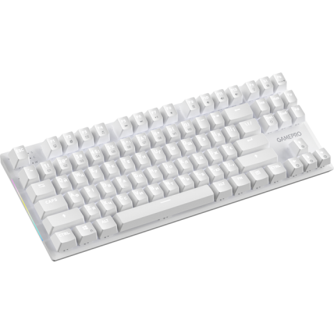Дротова механічна клавіатура GamePro Genesis Joker (MK124W) 87% Red switches Купити в Україні
