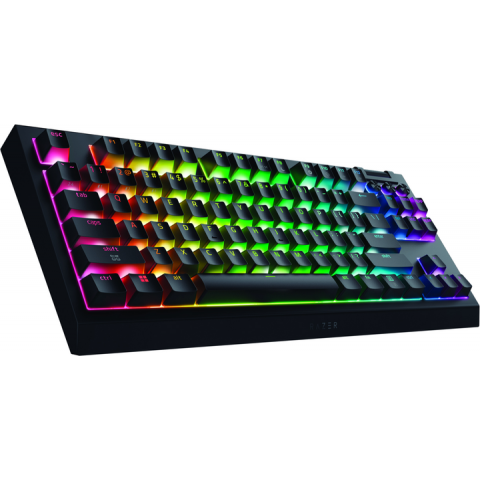 Клавіатура механічна RAZER BlackWidow V4 TKL, Hyperspeed, Orange switch (RZ03-05480100-R3M1) Купити в Україні