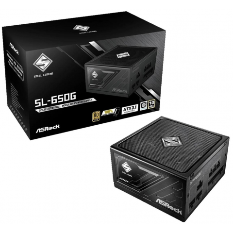 Блок живлення ASRock Steel Legend 650W (SL-650G) Купити в Україні