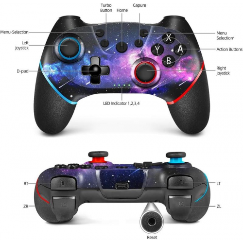 Геймпад AceGamer Wireless Controller for Nintendo Switch Galaxy Купити в Україні