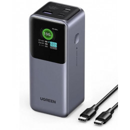 Зовнішній акумулятор (Power Bank) UGREEN PB721 Nexode 20000mAh 130W Gray (35524)