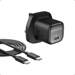 Зарядний пристрій Anker Zolo (30W) USB-C Power Adapter Black (A2698)