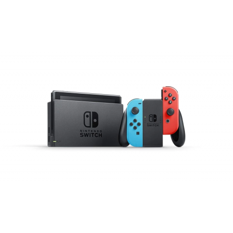 Портативна ігрова приставка Nintendo Switch with Neon Blue and Neon Red Joy-Con (045496452629) Купити в Україні