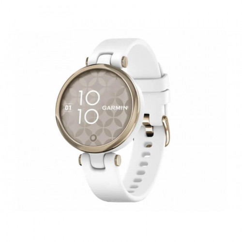 Смарт-годинник Garmin Lily Sport Edition - Cream Gold Bezel with White Case and S. Band (010-02384-10/00)