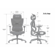 Крісло ігрове Anda Seat X-Air Mega Size XL Mesh Space Black (AD-WY-01-BBB) Купити в Україні
