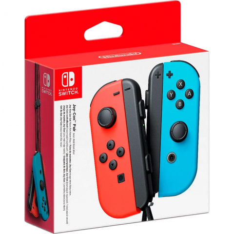 Контролери Nintendo Joy-Con Neon Red and Neon Blue Pair (45496430566) Купити в Україні
