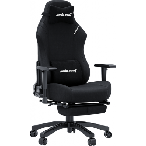 Крісло ігрове Anda Seat Luna Pro Black Fabric Size L (AD18T-44-B-F) Купити в Україні