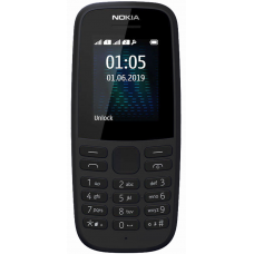 Мобільний телефон Nokia 105 DS Black (16KIGBW1A04) (меню ENGLISH)
