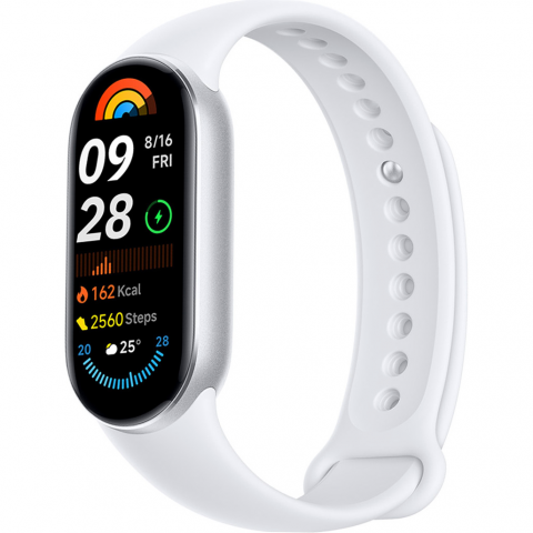 Фiтнес-браслет Xiaomi Mi Smart Band 9 Glacier Silver (BHR8340GL) Купити в Україні