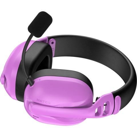 Ігрова гарнітура HATOR HYPERPUNK 3 Hi-Res (ESH19) wireless cyber violet, SyncHUB connection Купити в Україні