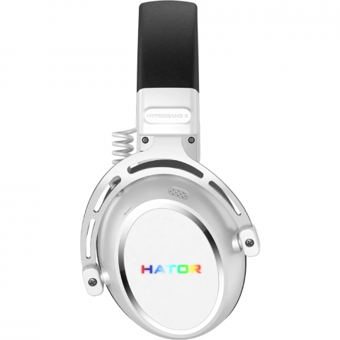 Ігрова гарнітура HATOR HYPERGANG 3 Hi-Res (ESH56) wireless white, SyncHUB connection Купити в Україні