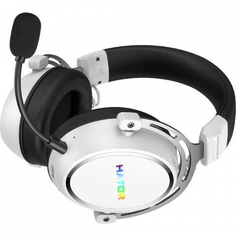 Ігрова гарнітура HATOR HYPERGANG 3 Hi-Res (ESH56) wireless white, SyncHUB connection Купити в Україні