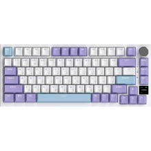 Бездротова механічна клавіатура Ajazz AK820 PRO 75% Flying Fish Switch White RGB (AK820PRO-FF-PWB)