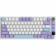 Бездротова механічна клавіатура Ajazz AK820 PRO 75% Flying Fish Switch White RGB (AK820PRO-FF-PWB) Купити в Україні