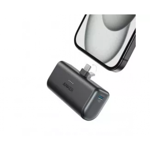Зовнішній акумулятор (павербанк) Anker Nano 5000mAh 22.5W USB Type-C Black (A1653011) Купити в Україні