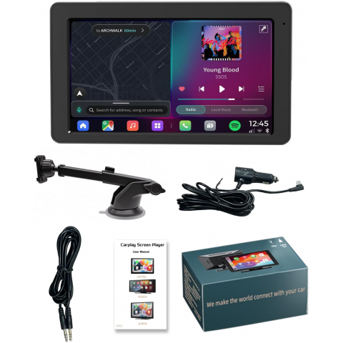 Автомобільний монітор 7" Vibefit для iPhone та Android (S170) Купити в Україні