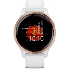 Смарт-годинник Garmin VENU 2S Rose Gold Bezel with White Case and Silicone Band (010-02429-13/03)